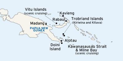 Χάρτης της alotau παπούα νέα γουινέα